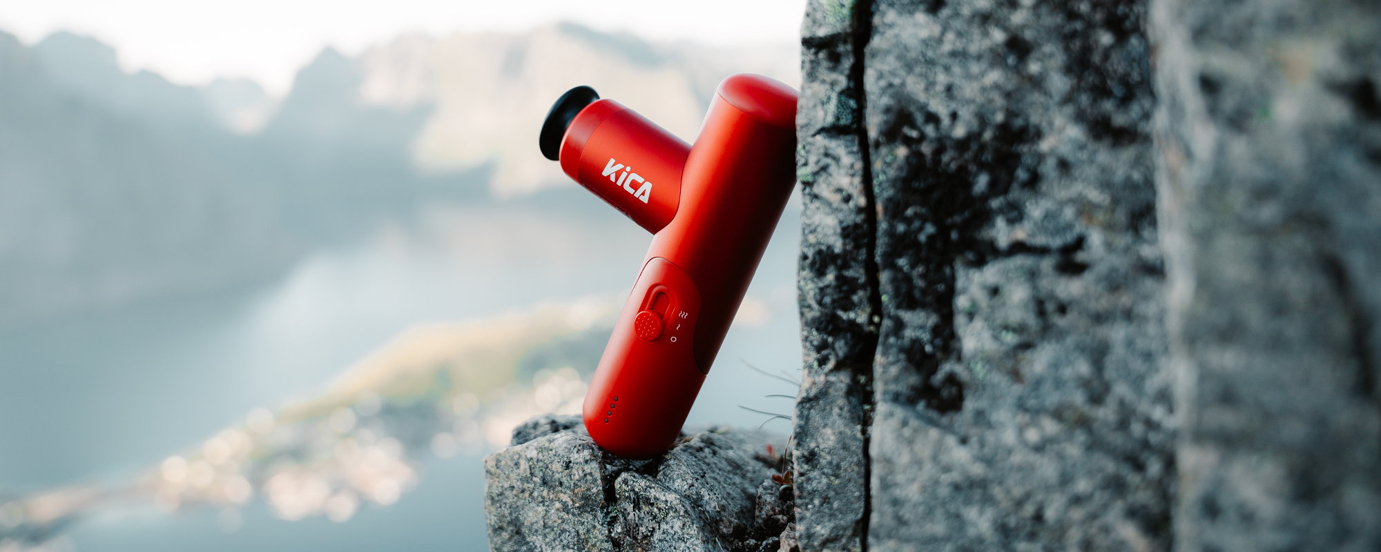 Masażer wibracyjny KiCA mini 3 - czerwony